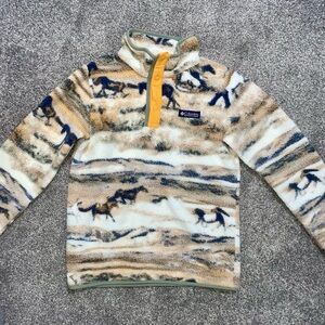 Columbia Horse Print Fleece